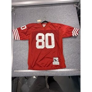 Jerry Rice Signed Mitchell & Ness 1996 49ers #80 Jersey Size 50 Hologram